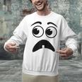 Creepy Face Carrot Halloween Book Character Costume Unisex Sweatshirt Creepy Face Carrot Halloween Book Character Costume Unisex Sweatshirt