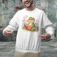 Crocodile Reading Book Watercolor Flowers Kids Unisex Sweatshirt Crocodile Reading Book Watercolor Flowers Kids Unisex Sweatshirt