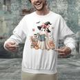 Cute Ghost Reading Book Librarian Book Lover Unisex Sweatshirt Cute Ghost Reading Book Librarian Book Lover Unisex Sweatshirt
