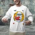Cute Ghost Reading Book Retro Halloween Librarian Unisex Sweatshirt Cute Ghost Reading Book Retro Halloween Librarian Unisex Sweatshirt