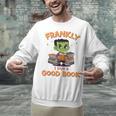 Cute Halloween Teacher Librarian Frankenstein Reading Books Unisex Sweatshirt Cute Halloween Teacher Librarian Frankenstein Reading Books Unisex Sweatshirt