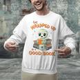 Cute Halloween Teacher Librarian Mummy Reading Books Unisex Sweatshirt Cute Halloween Teacher Librarian Mummy Reading Books Unisex Sweatshirt
