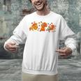 Cute Turkey Reading Book Librarian Bookworm Thanksgiving Men Unisex Sweatshirt