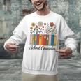 Cute Wildflower Book School Counseling Life School Counselor Unisex Sweatshirt Cute Wildflower Book School Counseling Life School Counselor Unisex Sweatshirt