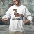 Dachshund Dog Dachshund Decor Books Nerds Dachshund Unisex Sweatshirt