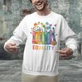 Equal Rights Book Flower Equality Peace Love Kindness Book Unisex Sweatshirt Equal Rights Book Flower Equality Peace Love Kindness Book Unisex Sweatshirt
