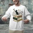 Fantasy Drama Tragedy Cat Book Lover Reading Humor Unisex Sweatshirt Fantasy Drama Tragedy Cat Book Lover Reading Humor Unisex Sweatshirt
