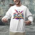 In My Fantasy Era Magic Dragon Book Unisex Sweatshirt