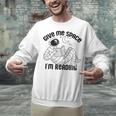GIVE ME Space I'm Reading Kids Astronaut Book Reader Meme Premium Tri-Blend Unisex Sweatshirt