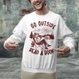 Go Outside Read a Book Vintage Bibliophiles Unisex Sweatshirt Go Outside Read a Book Vintage Bibliophiles Unisex Sweatshirt