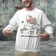 Goose With Books Cute Bookworm Reader Unisex Sweatshirt