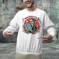 Grim Reaper Reads a Book Unisex Sweatshirt