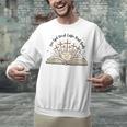 Groovy Flowers Love God Drink Coffee Read Books Christian Unisex Sweatshirt