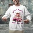 Where Hearts Groovy Meet Stories Coffee Books Valentines Day Unisex Sweatshirt Where Hearts Groovy Meet Stories Coffee Books Valentines Day Unisex Sweatshirt