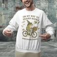 On My Way To Hoard Books And Cause Chaos Tom Foolery Unisex Sweatshirt