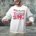 HUGvyn One Loved Teacher Valentine Book Heart Reading Bow Unisex Sweatshirt HUGvyn One Loved Teacher Valentine Book Heart Reading Bow Unisex Sweatshirt