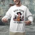 I'm Reading Halloween Witch Book Lover Unisex Sweatshirt