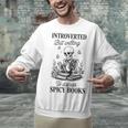 Introvert Read Spicy Books Lover Bookworm Skeleton Reading Unisex Sweatshirt Introvert Read Spicy Books Lover Bookworm Skeleton Reading Unisex Sweatshirt