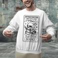 Introverted BUT Willing To Discuss Books Book Lover Unisex Sweatshirt