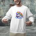 Just One More Chapter Bookish Book Unicorn Reading Book Unisex Sweatshirt