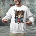 Just One More Chapter Cat Reading Books Coffee Lovers Premium Tri-Blend Unisex Sweatshirt