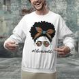 Librarian Teacher Messy Bun Life Book Library Back To School Unisex Sweatshirt