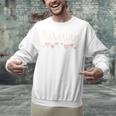 Librarian Valentines Day Daisy School Library Book Lover Premium Unisex Sweatshirt