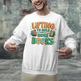 Lifting To Hold More Books Weightlifting Workout Gym Lover Unisex Sweatshirt