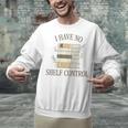 Minimalist Book Lover Pun Humor For Bookworms Librarians Art Premium Tri-Blend Unisex Sweatshirt