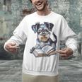Nerdy Schnauzer Dog Book Lover Glasses Cute Pet For Men Women Kids Unisex Sweatshirt Nerdy Schnauzer Dog Book Lover Glasses Cute Pet For Men Women Kids Unisex Sweatshirt