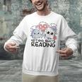 Nothing Beats Reading Rock Paper Scissors Book Lover Teacher Unisex Sweatshirt