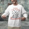 Oops I Got Another Book Boo Ghost Read Book Unisex Sweatshirt