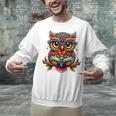 Owl With Glasses And Book Reading Unisex Sweatshirt Owl With Glasses And Book Reading Unisex Sweatshirt