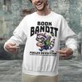Racoon-Bookworm-Book Bandit-Fueled By Fiction Unisex Sweatshirt