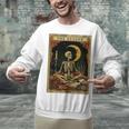 The Reader Tarot Card Book Lover Skeleton Art Goth Style Unisex Sweatshirt The Reader Tarot Card Book Lover Skeleton Art Goth Style Unisex Sweatshirt