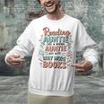 Reading Auntie Book Lover For Bookworm Aunt Unisex Sweatshirt
