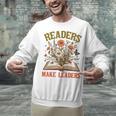 Reading Squad Book Lover Bookish Floral Readers Make Leaders Unisex Sweatshirt Reading Squad Book Lover Bookish Floral Readers Make Leaders Unisex Sweatshirt