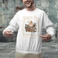 Retro North Pole Reading Club Hot Cocoa Book Lovers Xmas Unisex Sweatshirt Retro North Pole Reading Club Hot Cocoa Book Lovers Xmas Unisex Sweatshirt
