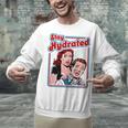 Retro Vampire Book Cover Style Stay Hydrated Halloween Unisex Sweatshirt
