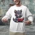 Scottish Terrier Reading a Book Dog Unisex Sweatshirt