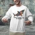 Shark Costume Teens Books Nerds Shark Stuffed Animal Sharks Unisex Sweatshirt