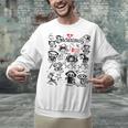Skelanimals I Bite Vintage Retro Dead Pet Textbook Collage Unisex Sweatshirt Skelanimals I Bite Vintage Retro Dead Pet Textbook Collage Unisex Sweatshirt
