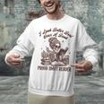 Smut Reader Spicy Romance Look Better Bent That Over A Book Unisex Sweatshirt