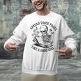 Spread Those Pages Like A Good Girl Skeleton Floral Book Unisex Sweatshirt Spread Those Pages Like A Good Girl Skeleton Floral Book Unisex Sweatshirt