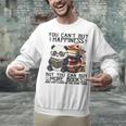 Teacher Bookworm Book Lover Panda Reading Book Librarian Tee Unisex Sweatshirt