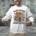 History Month Teacher Reading Book Lover Floral Stack Premium Tri-Blend Unisex Sweatshirt