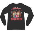 100 Days Smarter Shirt Cute Hedgehog Love Books School Tee Unisex Long Sleeve T-Shirt