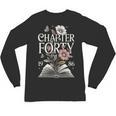 1986 Chapter Forty 40th Birthday Wildflower Book 40 Year Old Unisex Long Sleeve T-Shirt