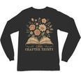 1995 Chapter Thirty Birthday Wildflower Book 30 Year Old Unisex Long Sleeve T-Shirt