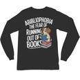 Abibliophobia Dog Book Lover Library Unisex Long Sleeve T-Shirt Abibliophobia Dog Book Lover Library Unisex Long Sleeve T-Shirt